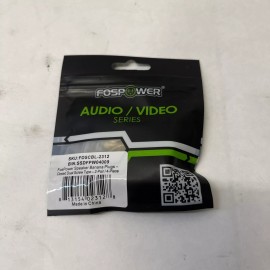 FosPower Banana Plugs 2 Pairs / 4 pcs Closed Screw