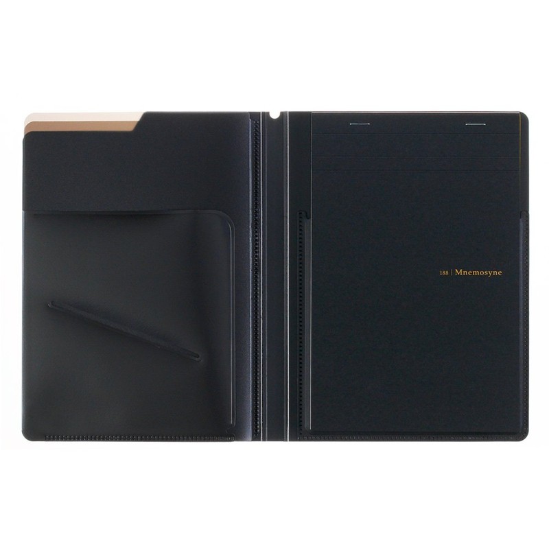Maruman Mnemosyne Notepad and Holder, blk