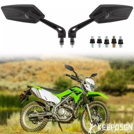 KEEPDSGN For kawasaki KLX 110 140 150 230 250 300 450 Motorcycle Rearview Side Mirrors