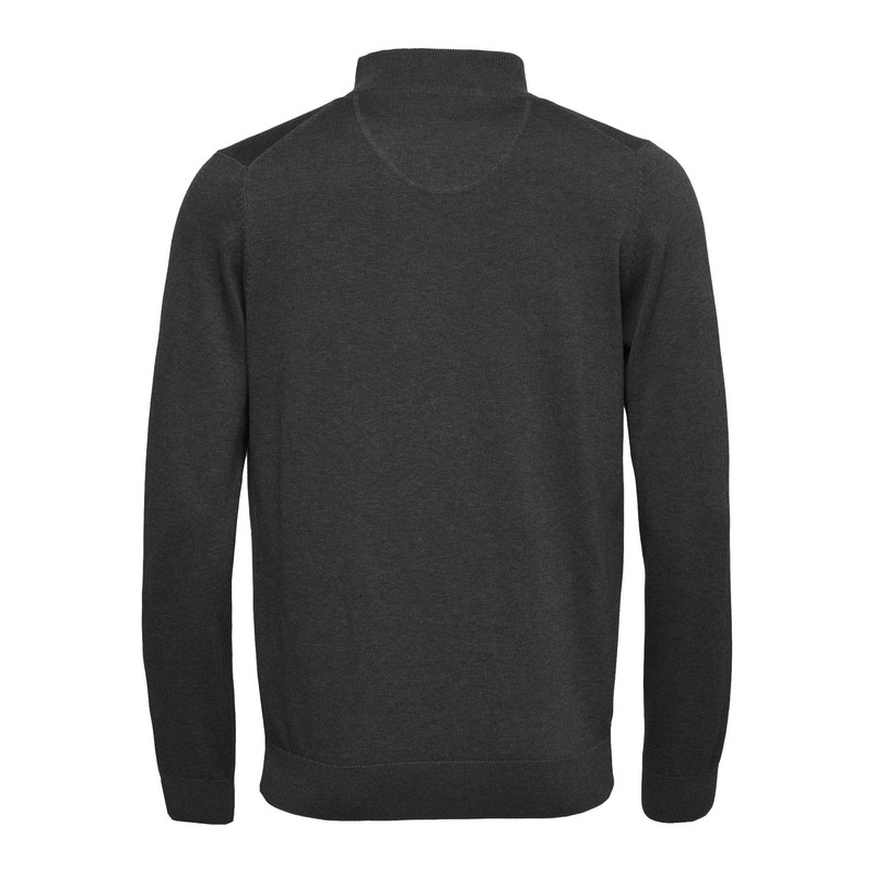 FYNCH-HATTON Men's Cardigan-Zip Cardigan, Night, XL EU, Night, XL