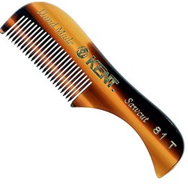 Kent The Hand Made Comb for Beard and Moustache, Sawcut 81T, 1.0 Ounce                                                                                