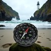 Black Waterproof Pocket Watch Compasses Navigation Compasses Professional Clear Camping
