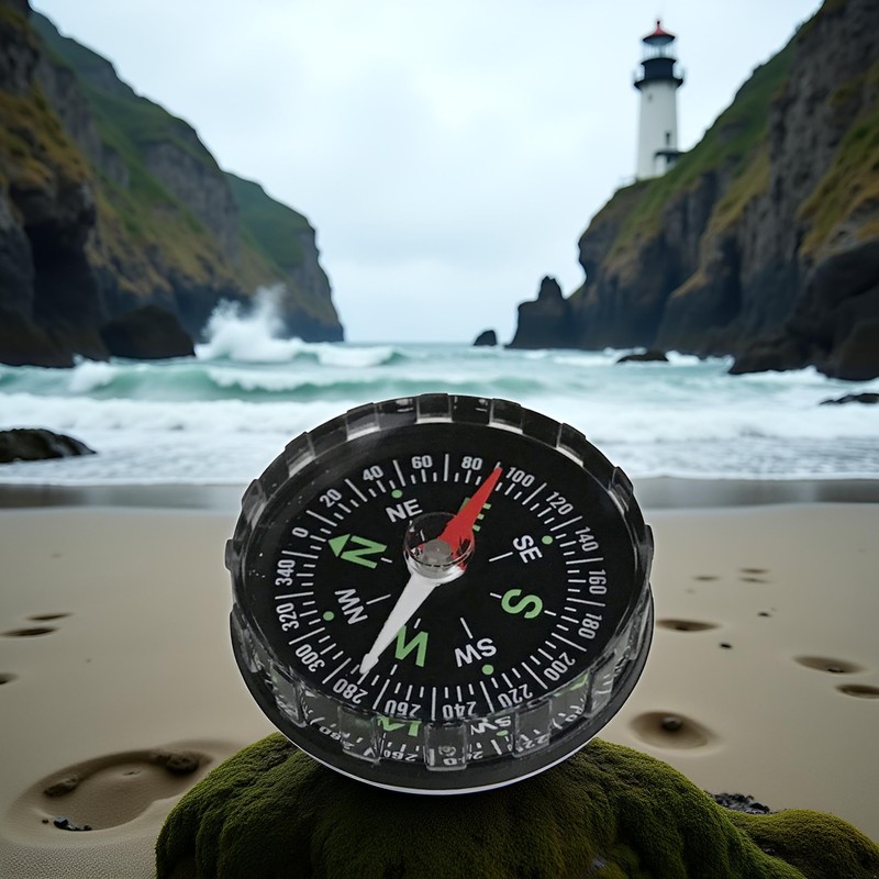Black Waterproof Pocket Watch Compasses Navigation Compasses Professional Clear Camping