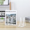 Plate Stands for Display 6 Inch - White Tabletop Easel