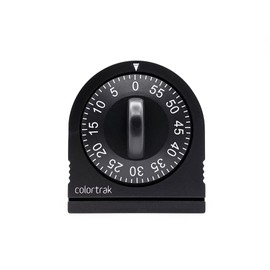 60 Minute Wind Up Timer, Visual Mechanical Timer, from 0 to 60 Minutes, for Kitchen, Hair Color Processing, Tanning, Kids' Home and Classroom Activities or Timeouts, Black