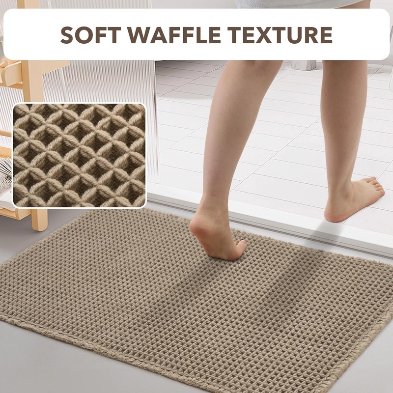 IQOUNIX Bath Mat 50 x 80 cm, Bathroom Mat, Bath