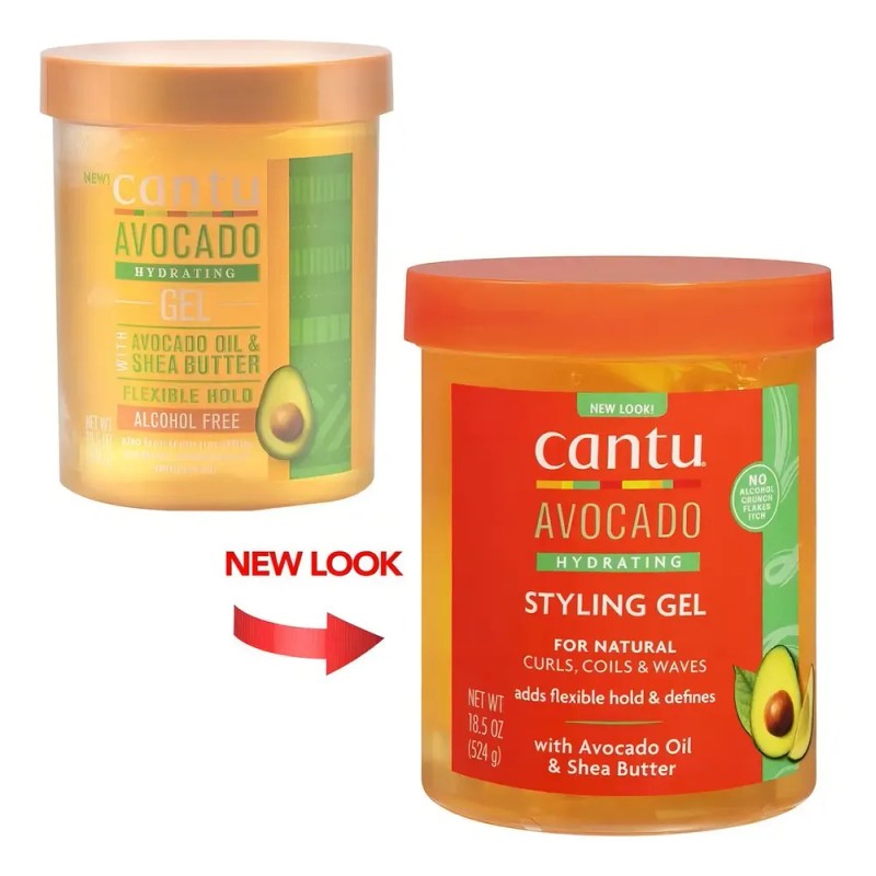 Gel hidratante para rizos Cantu Avocado 524g