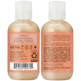 SheaMoisture Curl & Shine Shampoo & Conditioner, Travel-Size – Coconut & Hibiscus Curly Hair Products for Shine & Frizz Control, 3.2 Oz Ea (2 Piece Set)