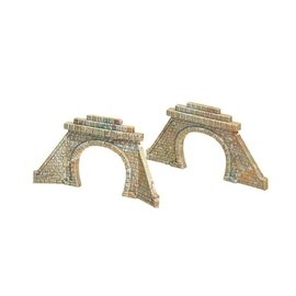 Faller 272576 – 2 tunnel portals 2 tracks (for steam and overhead line operation)