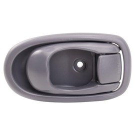 TRQ Rear Left Interior Door Handle Light Gray Drivers Side Compatible with 1996-2000 Hyundai Elantra HY1352103