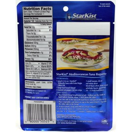 Starkist Yellowfin Tuna in Extra Virgin Olive Oil, Single Serve 2.6-Ounce Pouch (Pack of 8)