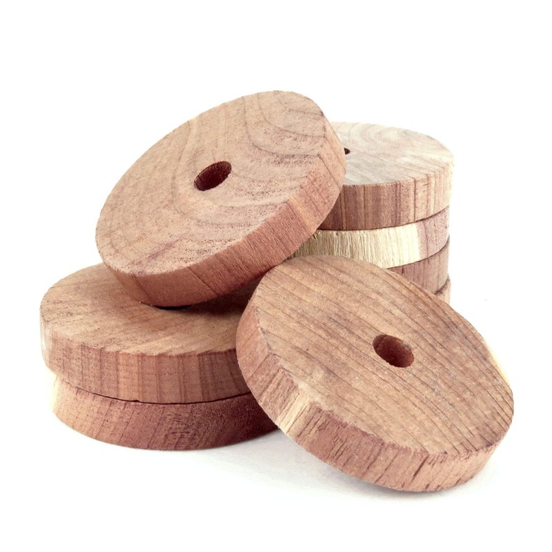 HANGERWORLD 74 Mixed Cedar Wood Pieces Natural Drawer Freshener Clothes