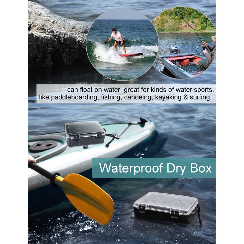 Avlcoaky Waterproof Box Dry Box Waterproof Containers Watertight Storage Box