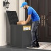 LHBGO Package Delivery Box for Outside with Sign, 48 Gallon