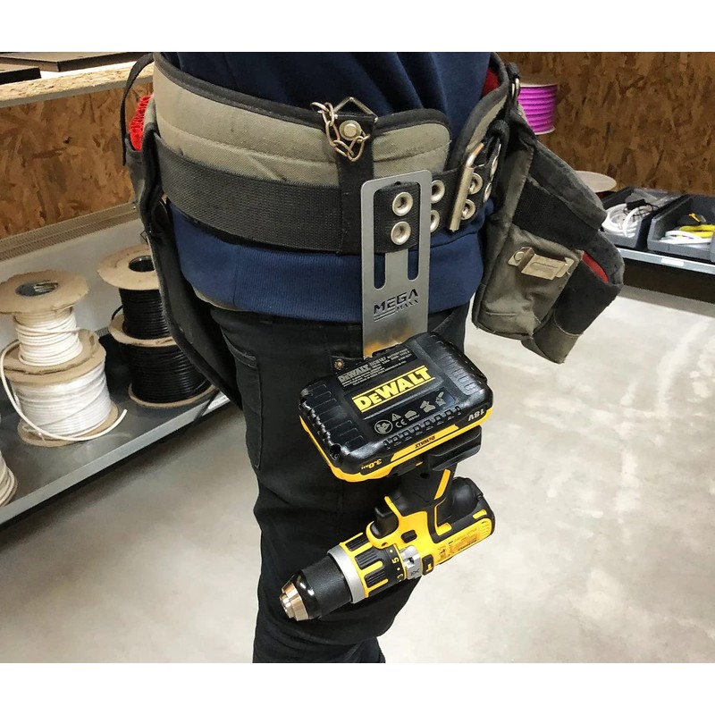 MegaMaxx Drill Tool Holder Belt Buckle Hook Clip for DIY