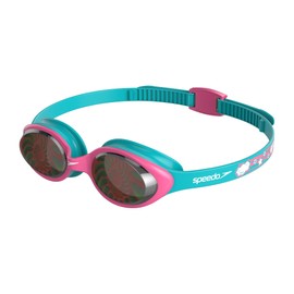 Speedo SEB02212 Illusion Junior Goggles, Unisex Kids, Bali Blue/Pink, One Size Fits All
