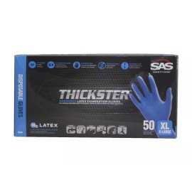 SAS 6604 Thickster Textured Safety Latex Gloves (1 Box)