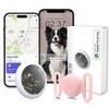 GPS Tracker for Dogs, Mini GPS Pet Tracker with Silicone