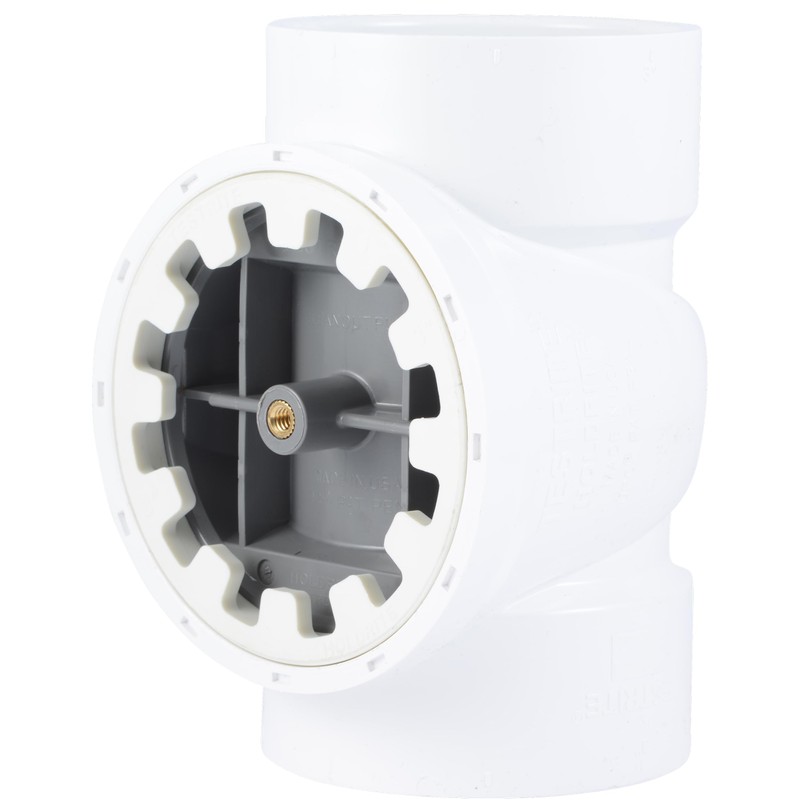 Holdrite TRPVC3A PVC DWV Test/Cleanout Tee with Plug