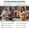 Silicone Pouring Shield for KitchenAid 4.5-5 qt Tilt-Head Mixers, White