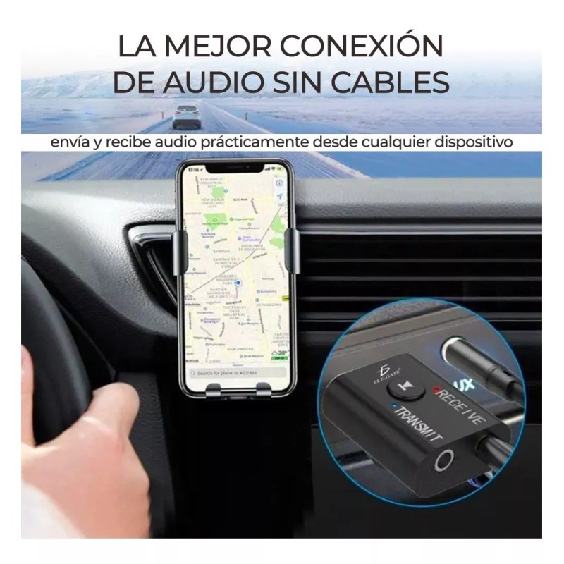 Ele-Gate Kit 2 Pcs Transmisor Receptor Usb Inalámbrico Pc Tv