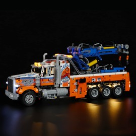 MENZAVA Light Set Compatible with 42128 Heavy Duty Tow Truck Technic - LED Lighting Set for Building Blocks Model - Model Set Not Included