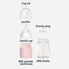 Quick Flush Baby Bottle Detachable Portable Press Rotate Quick Flush