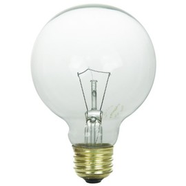 Sunlite 25G25/CL/3 130-volt 25-watt Medium Base Incandescent G25 Globe Lamp
