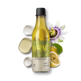natura - Ekos Maracujá Triple Phase Shower Oil - Calming In-Shower or Bath Oil - Scented - Skin Moisturizer - Vegan Skin Care - Brazilian Beauty Secrets - Self Care - 6.7 fl oz (200ml)