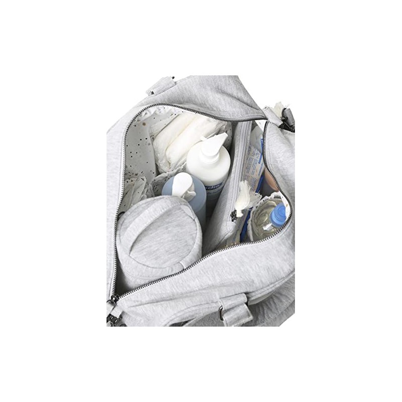 VERTBAUDET Nappy Bag, Family, Sweatware Grey Mottled, One Size