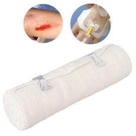 Elastic Bandage Wrap, Skin Friendly Soft Cotton Reusable Bandage Wrap Reduce Tissue Pressure for Waist for Sports Protection