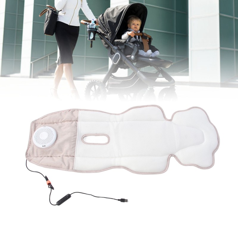 Baby Car Cooling Pad Seasonal Ventilated Breathable Child Carriage Conditioning