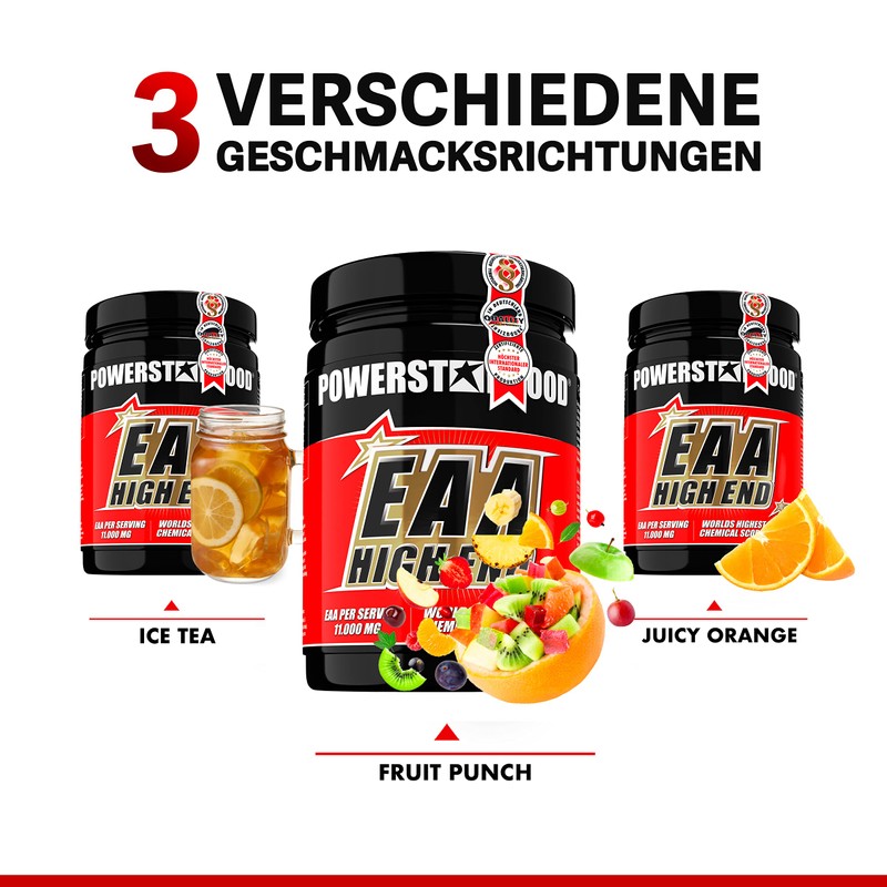 EAA High End, Essential Amino Acids, Maximum Chemical Score of