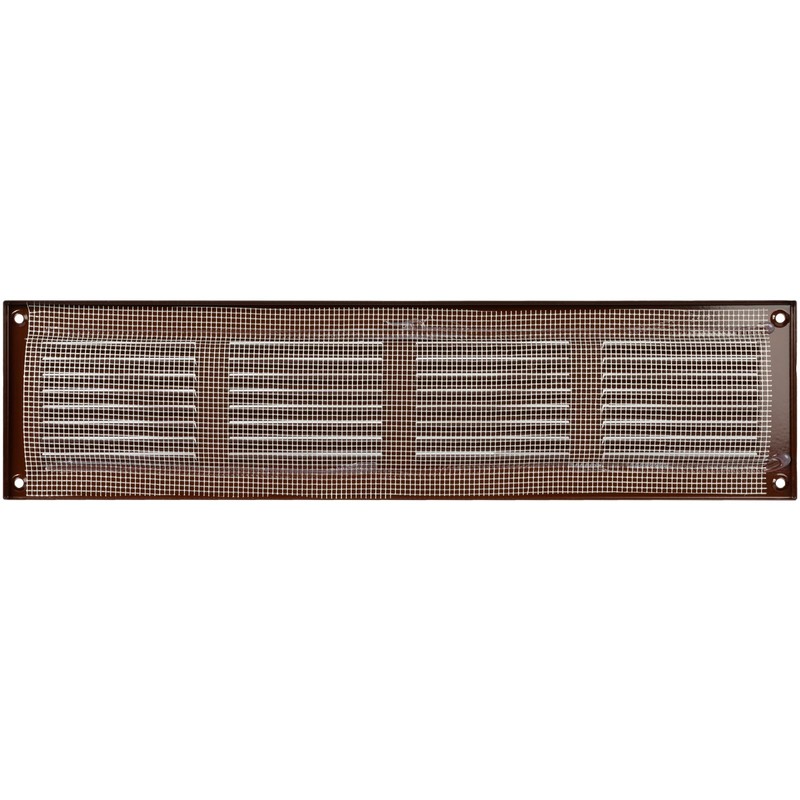 Repa Market Air Vent Cover 16x4 Inch (Outer Dimensions) Brown