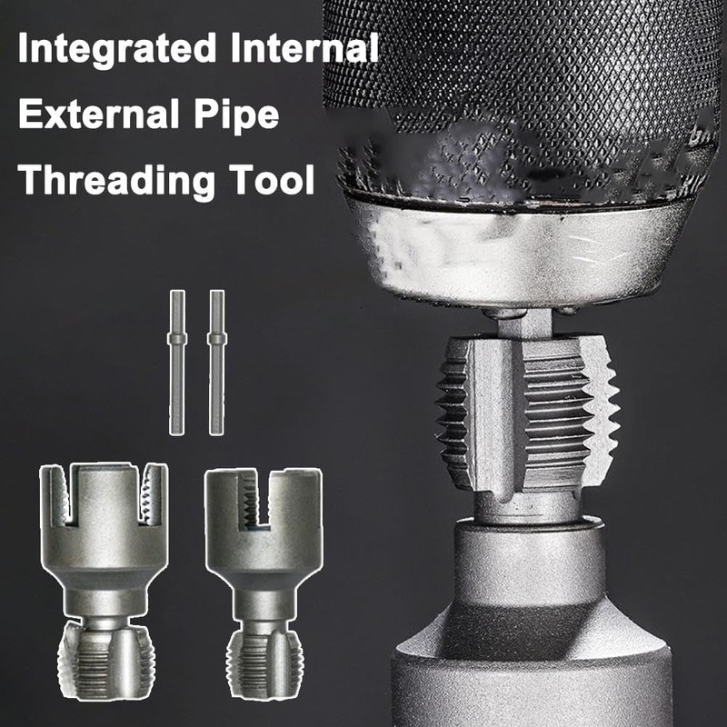 Pipe Thread Cutting Tool, Integrated Internal & External Threading Tool