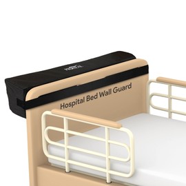 ProHeal Hospital Bed Wall Guard - No Screws, No Tools Needed - Easy Attachable Headboard Stoppers Wall Padding - Fluid Resistant Nylon Cover - 42” x 6” x 3”