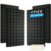 4 PCS Acoustic Panels,48''X24''X2'' Sound Proof Foam Panels for Walls,High