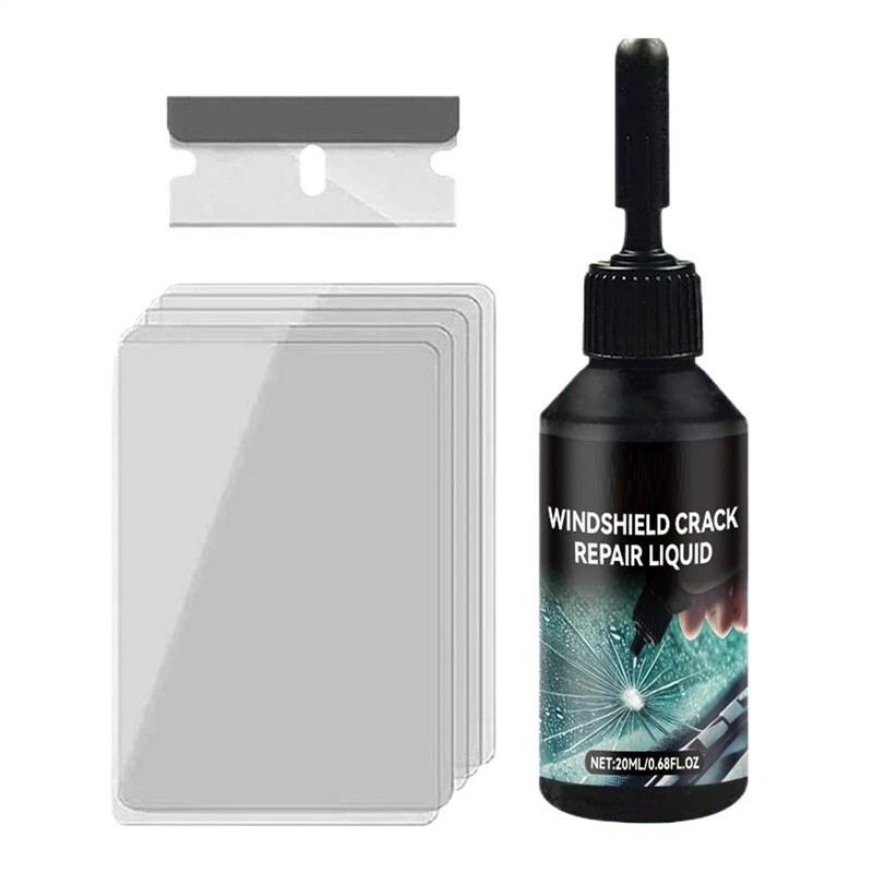 Automotive Glass Repair Kit Fluid Fix Car Windshield Resin Chip