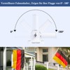 NQ Adjustable Flag Holder, 2.5 cm Diameter, Bracket for Flagpole,