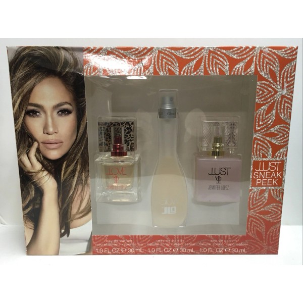 JENNIFER LOPEZ 3 PC SET NIB LOVE, GLOW & JUST