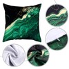 Cushion Cover, Green, 45 x 45 cm, Marble Cushion Covers,