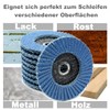 Pack of 5 Flap Discs Sanding Discs 50 x 10