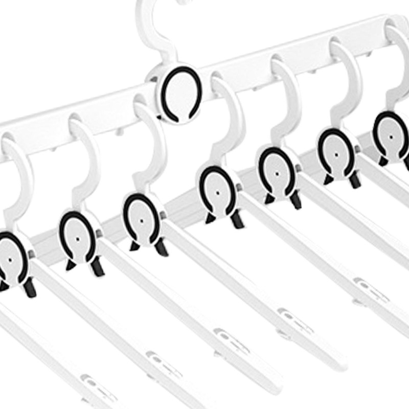 Folding Hangers Plastic Anti Slip Multifunctional Portable Travel Hangers Clothes