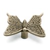 Denpetec 10 Pcs Butterfly Alloy Cabinet Knobs,Vintage Butterfly Shape Drawer