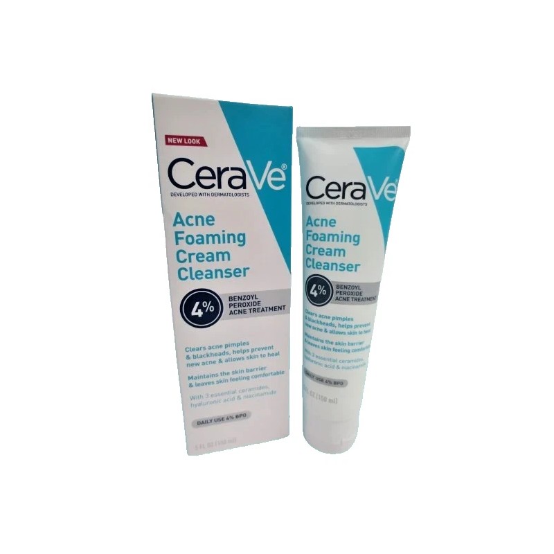CERAVE ACNE FOAMING CREAM CLEANSER 5 OZ BOXED EXP: 2027