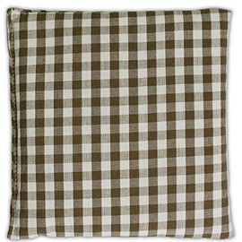 Cherry Stone Cushion 12 x 12 cm Brown/White - Heat Cushion & Cold Cushion - Grain Cushion with Cherry Stones