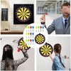 18 Pcs Kids Darts, Kids Dart Board, Portable Replaceable Kids