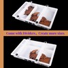 Kalinta Epoxy Mold with Divider Adjustable- 19.5x19.5x3in No-Seal Resin Mold