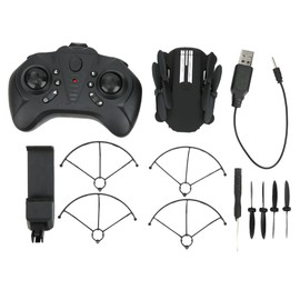 Mini Folding Drone High Definition Camera Professional WIFI RC Drone QuadcopterBlack 480P
