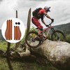 Handlebar Grips Bicycle Grips, Ergonomic Soft Rubber Bicycle Grips with